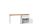 établi,HxlxP 930x2000x600mm,plateau multiplex,2 pieds/1 conteneur