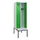 locker met bank,HxBxD 2120x600x815mm,2vak,vak B 300mm,cilinderslot