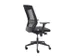 Bureaustoel,Synchroonmech.,M. Armleuningen,Zitting Schuimstof Zwart