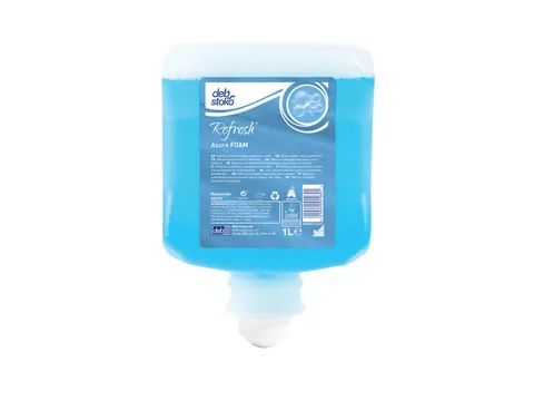 Deb Stoko Refresh Azure Foam huidreiniging sanitair patroon 6x1 liter
