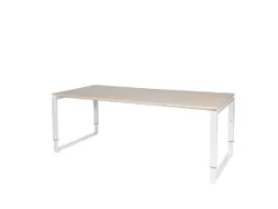 Domino Plus Bureau Hoogte Verstelbaar 2000x900mm Robson Eiken Wit