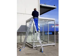 multifunctionele vouwladder,4x4,sporten,balk L 4,7m,aluminium - 4