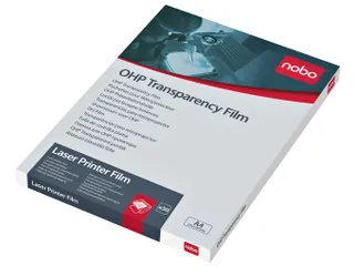 Overheadprojector transparanten Nobo voor laserprinters 50 stuks - 1