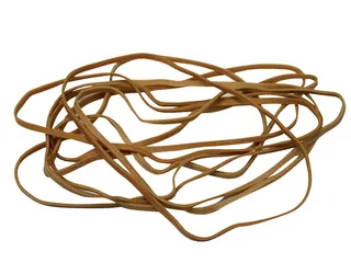 Elastiek Standard Rubber Bands 24 150x1.5mm 50gr 85 stuks bruin - 1