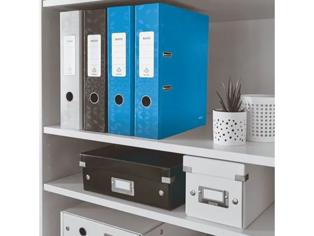 Ordner Leitz 1005 WOW 180° A4 80mm karton blauw