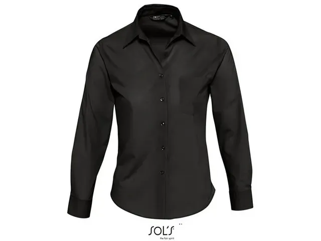 Sol'S L621 dames hemd, zwart, maat L, per stuk