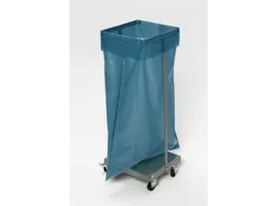 RVS vuilniszakstandaard 120 liter 985x370x330mm romp RVS 4zwenkwielen
