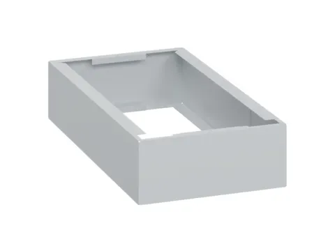 sokkel,HxBxD 100x250x500mm,staal,RAL7035,meerprijs