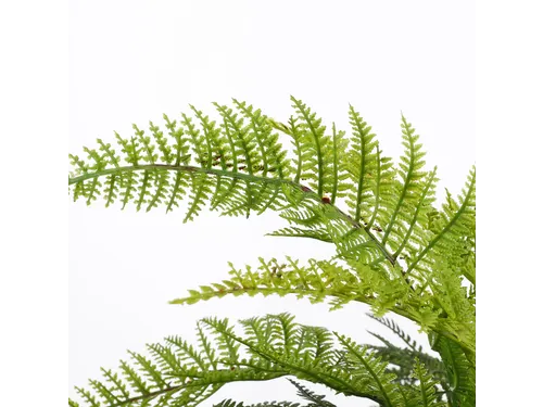 Kunstplant Mica Varen groen in pot Stan grijs 38x50cm