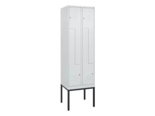 Z-garderobekast,HxBxD 2120x600x500mm,vak B 150/300mm,cil.-slot - 1