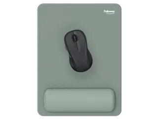 Muismat met polssteun Fellowes Breyta XL saliegroen 21x28cm - 2