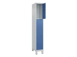 lockerkast,HxBxD 1950x300x500mm,1x3vakken,vak B 300mm,cil.-slot,voeten