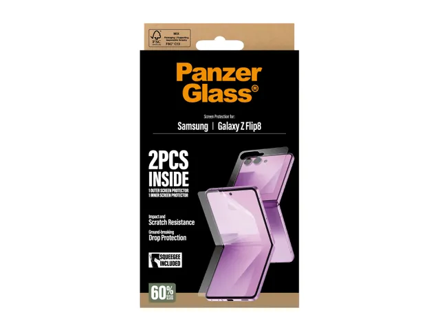 PanzerGlass Screen Protector Samsung Galaxy Z Flip8 | Glass & Film,