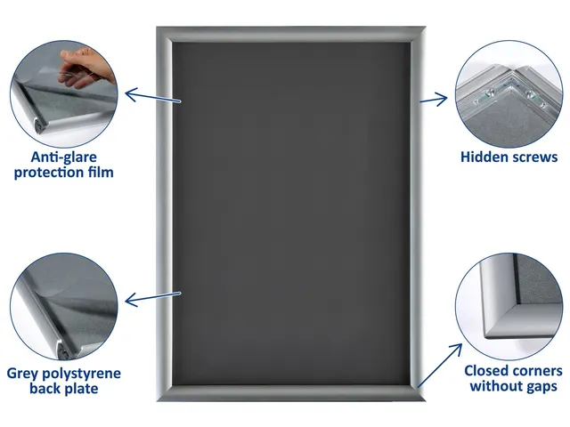 Porte-affiche clipsable Europel A5 25mm