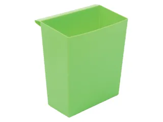 Inzetbak voor vierkante tapse papierbak groen - 1