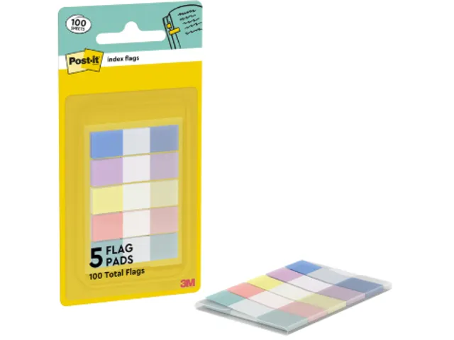 Indextabs Post-it 683-5PASTEL 11,9x43,2mm small 100 tabs