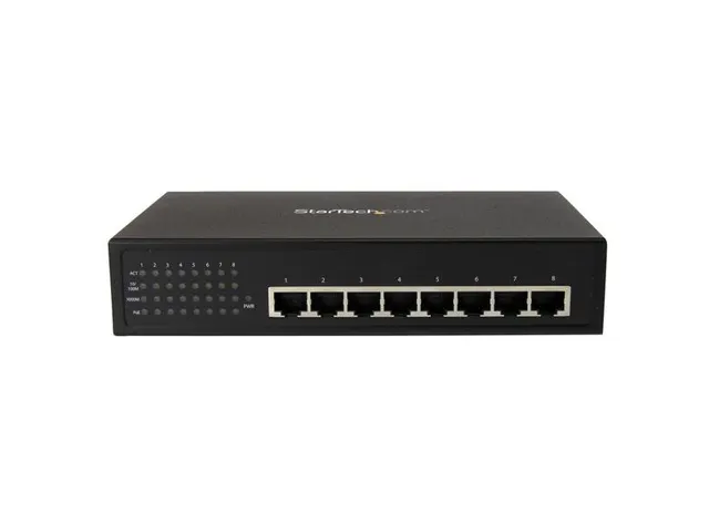 8-poorts Onbeheerde Industriële Gigabit Power Over Ethernet Switch