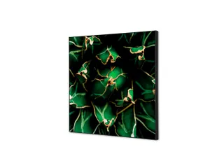 Wanddecoratie Textiel Set 40x40cm Cactus Groen - 1