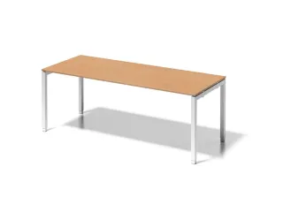 In hoogte verstelbaar bureau,HxBxD 650-850x2000x800mm,blad beuken - 1