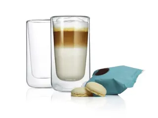 Set Latte-Macchiatokopjes 2Glazen Thermoglas 320Ml Per Kopje - 2