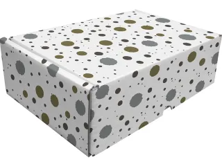 Cadeaupakketdoos Raadhuis 3 spetter 240x170x80mm krimp a 5 stuks - 1