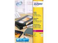 Etiket Avery L7665-25 72x21.2mm voor datatape's 600stuks