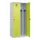 locker voor scheiding van kleding,HxBxD 1850x800x500mm,2vak