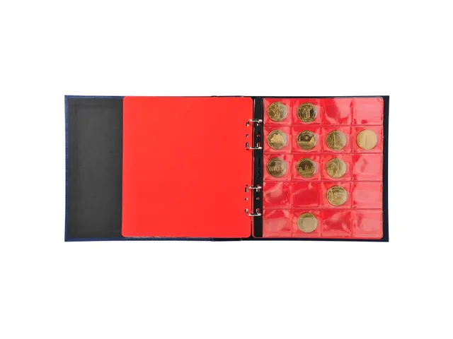 Ringmap 100 penninge n 24,5x25cm blauw