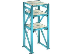 uittrekstelling voor zware lasten,HxBxD 2000x890x860mm,vaklast 1000kg