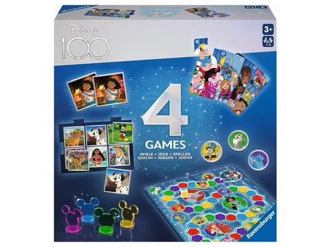 Ravensburger Disney 100 jaar 4 in 1 spellen 3+