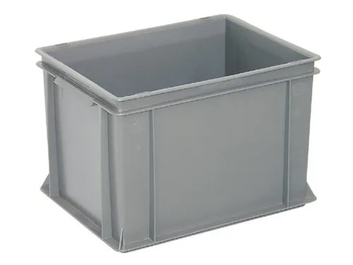 Euronorm Stapelkrat Pe 270x400x300mm 26liter Grijs