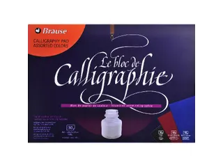 Kalligrafie blok -3 kleuren 30bl 125g A4 - 4