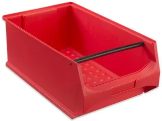 Zichtbak Hxbxd 200x300x500mm Pp Met Draaggreep Rood - 2