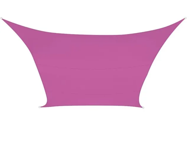 Zonnezeil Vierkant 3.6x3.6m Fuchsia