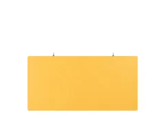 Akoestisch PET-vilt rechthoekig plafondpaneel 60x120cm Geel