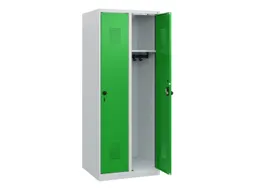 schoollocker,HxBxD 1530x600x500mm,2vak,vak B 300mm,draaigrendel