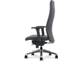 Manager Bureaustoel Luxe Vienna Coupon Leder Zwart - 5