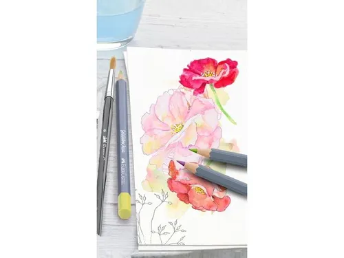 Aquarelpotlood Goldfaber blik a 36st. Pastel + standaard kleuren