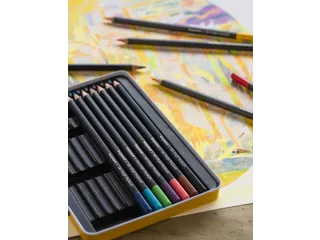 Kleurpotloden Bruynzeel Van Gogh Museum assorti blik à 12 stuks - 4