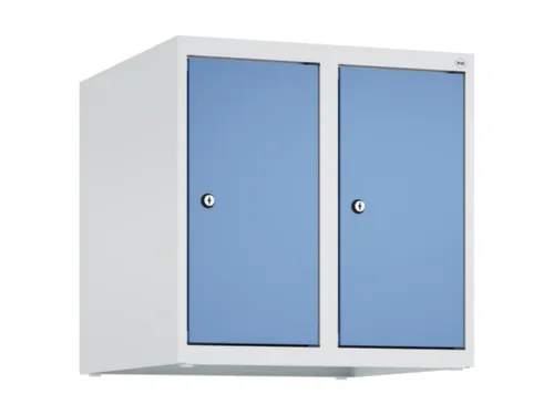 opzetkast,v. locker,2vak.,vak B 250mm,HxBxD 500x500x500mm,vleugeldeur