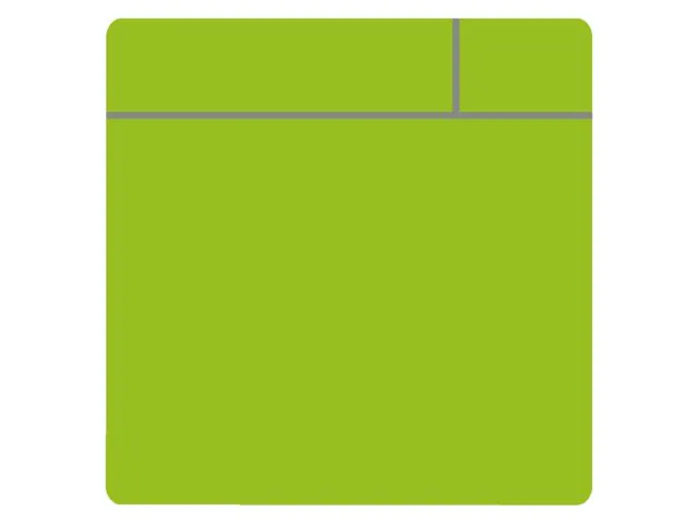 Magneet scrum 75x75mm groen 5 stuks