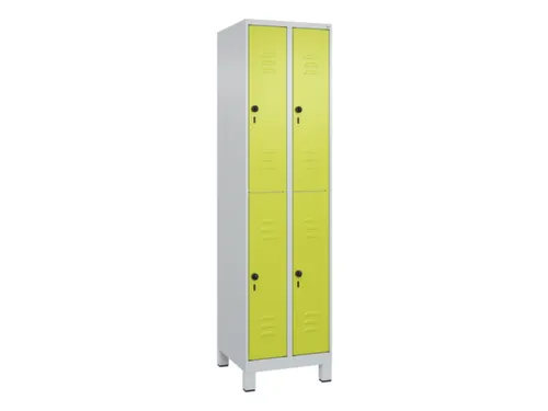 dubbeldekse locker,HxBxD 1950x500x500mm,2x2vak.,vak B 250mm