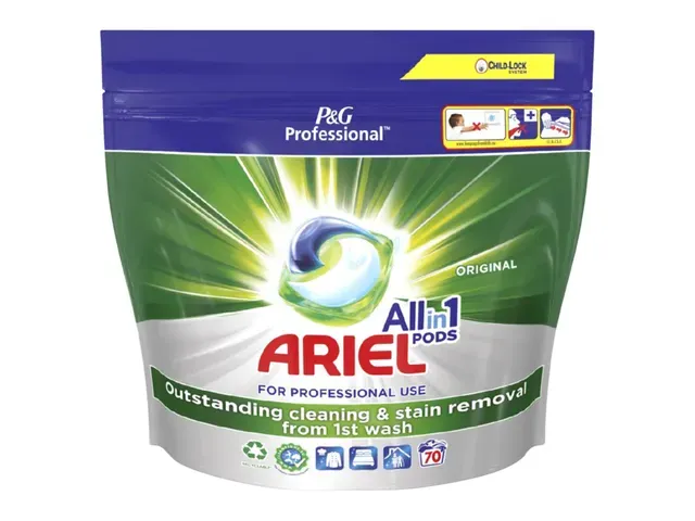 Wasmiddel Ariel prof All-in-one regular 70 pods