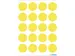 HERMA 1884 Multipurpose etiketten Rond 19mm Fluor Geel 100 stuks