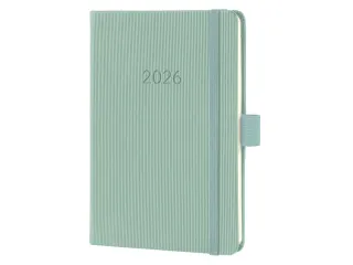 Weekagenda Conceptum A6 2026 (NL/FR/EN/DU) Mint Green Hardcover - 2