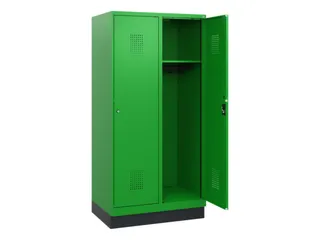 schoollocker,HxBxD 1630x800x500mm,2vak,vak B 400mm,cil.-slot,sokkel - 1