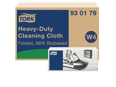Tork 930179 Biobased Heavy-Duty Reinigingsdoeken Wit W4 420 stuks