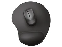 BigFoot muismat met gel polssteun, zwart