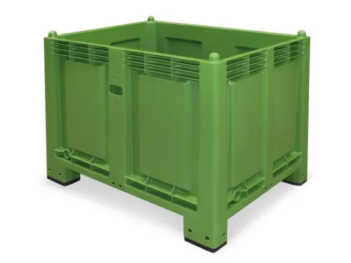 Stapelcontainer Pp Hxbxd 850x1200x800mm 550 Liter 4Poten Groen