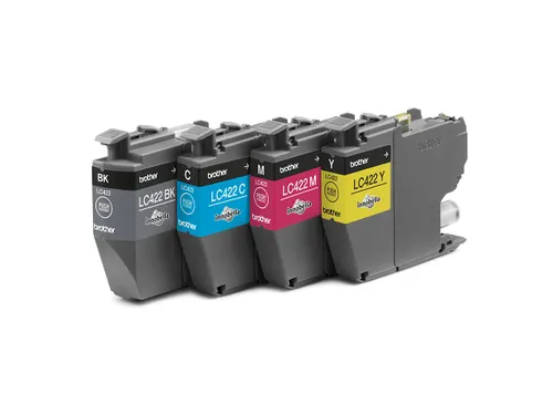 Brother LC-422VAL inktcartridge multipack zwart + 3 kleuren